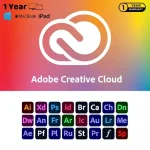 اشتراك Adobe Creative Cloud – تفعيل أصلي لمدة سنة