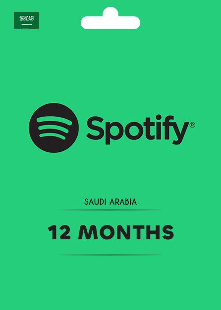 12monthsaudi-large Spotify Premium - Key SAUDI ARABIA - Image 1
